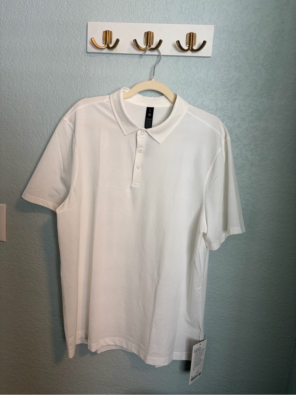 lululemon athletica White Men's Polo Shirt